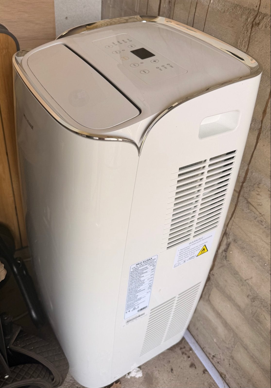 PR Klima Mobiele Airco GPC12AN CH - 3500W Koelvermogen, Ophalen, Gebruikt, 3 snelheden of meer, Koelen en Ontvochtigen
