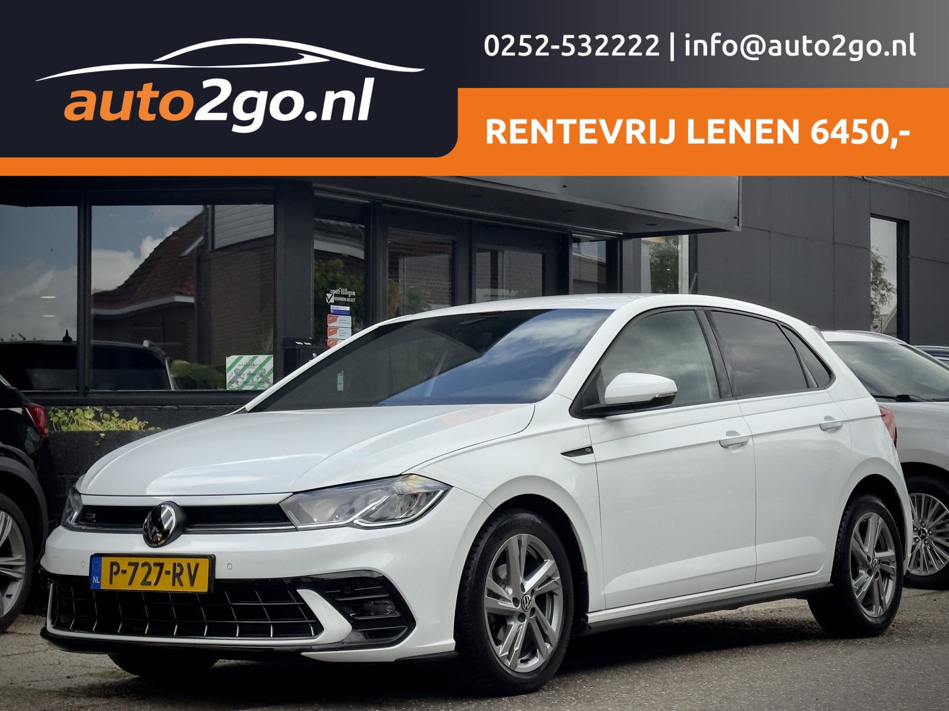 Volkswagen Polo 1.0 TSI R-LINE NAVI CAMERA DIGI-DASH APPLE-C, Auto's, Voorwielaandrijving, Gebruikt, Euro 6, 580 kg