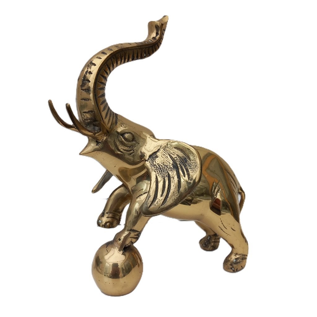 Vintage messing olifant, Antiek en Kunst, Ophalen of Verzenden