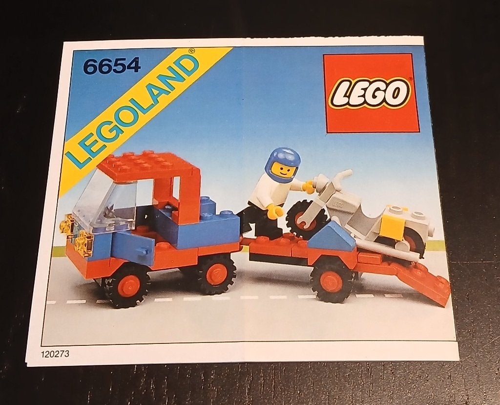 Lego 6654 instructieboekje (1983), Ophalen, Gebruikt, Lego, Overige typen
