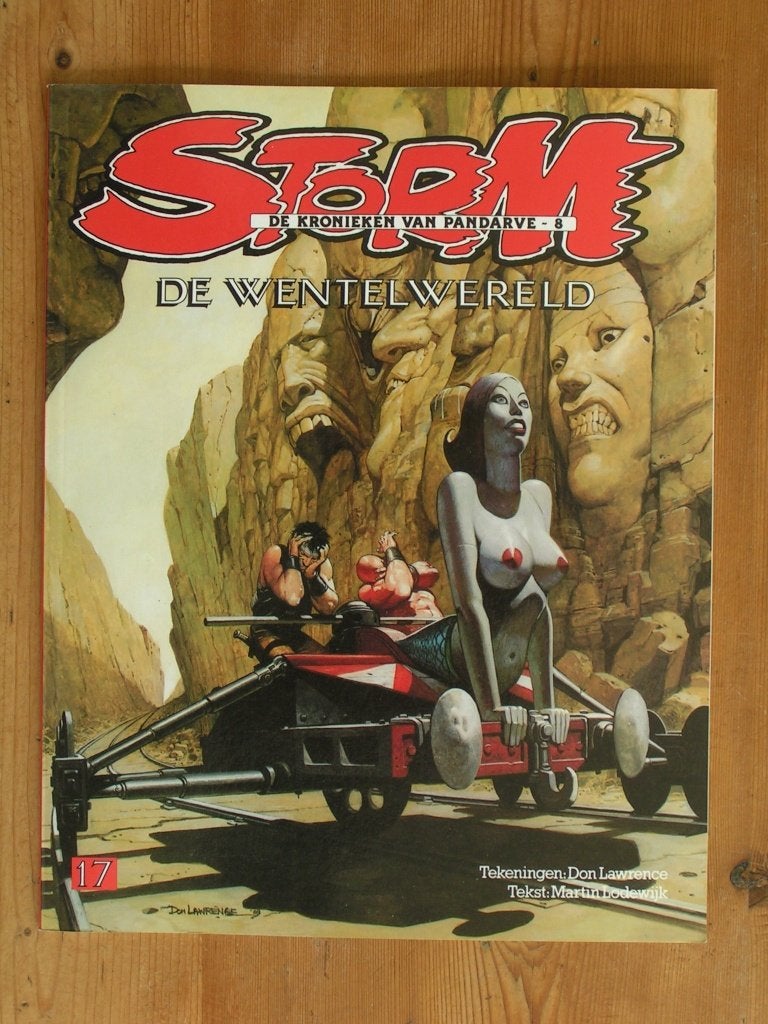 Storm - 17_HC_De Wentelwereld [1e druk 1988], Boeken, Eén stripboek, Ophalen of Verzenden, Gelezen, Don Lawrence