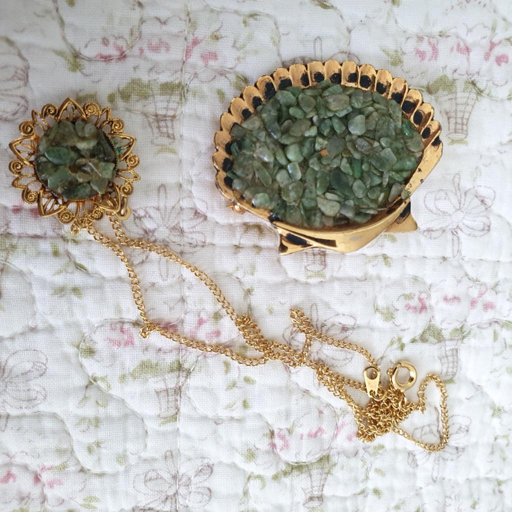 Jade sieraden set, Ophalen of Verzenden, Overige materialen, Ketting