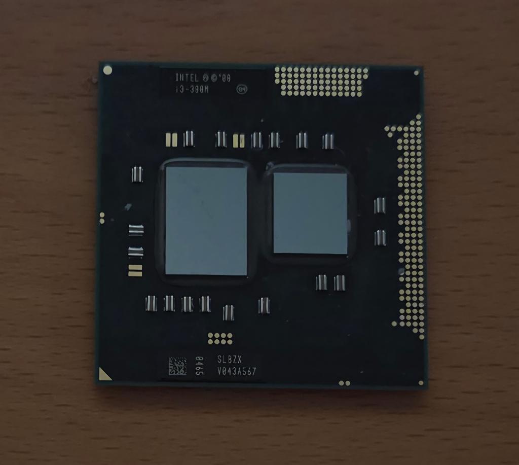 Intel Core i3-380M, Gebruikt, Intel Core i3-380M, Socket G1 (rPGA988A), 2-core