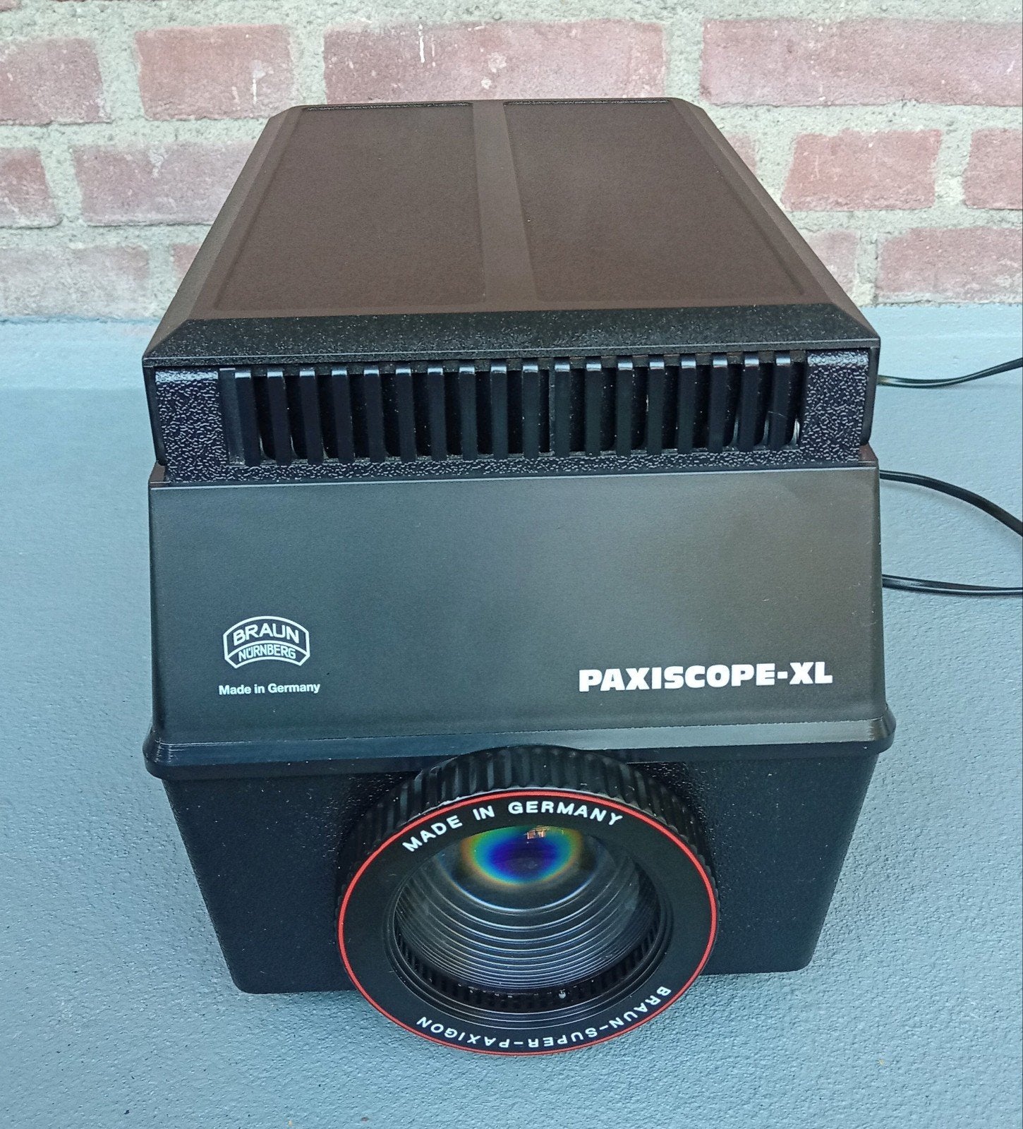 Braun Paxiskope-XL Opbouwprojector, Ophalen, Gebruikt