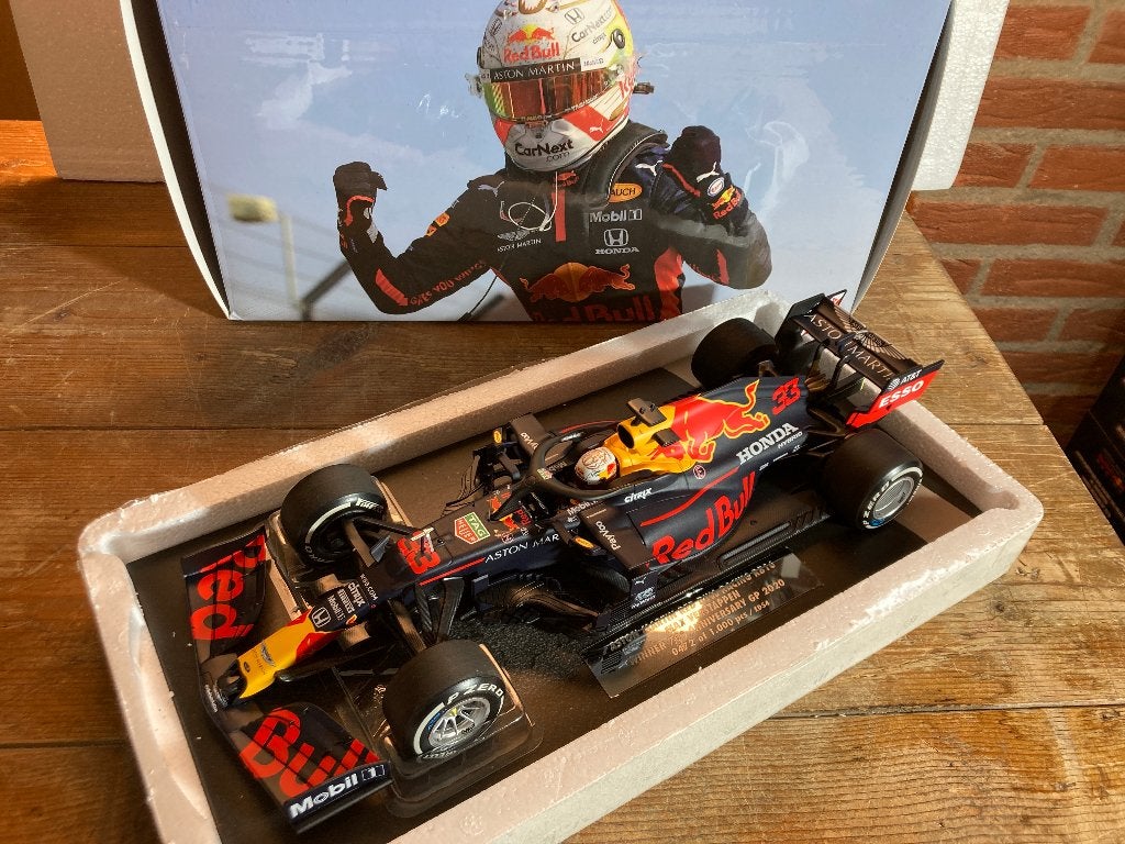 ✅ Max Verstappen editie 54 1:18 Winner 70th Anniversary 2020, Verzamelen, Ophalen of Verzenden, Nieuw, Formule 1