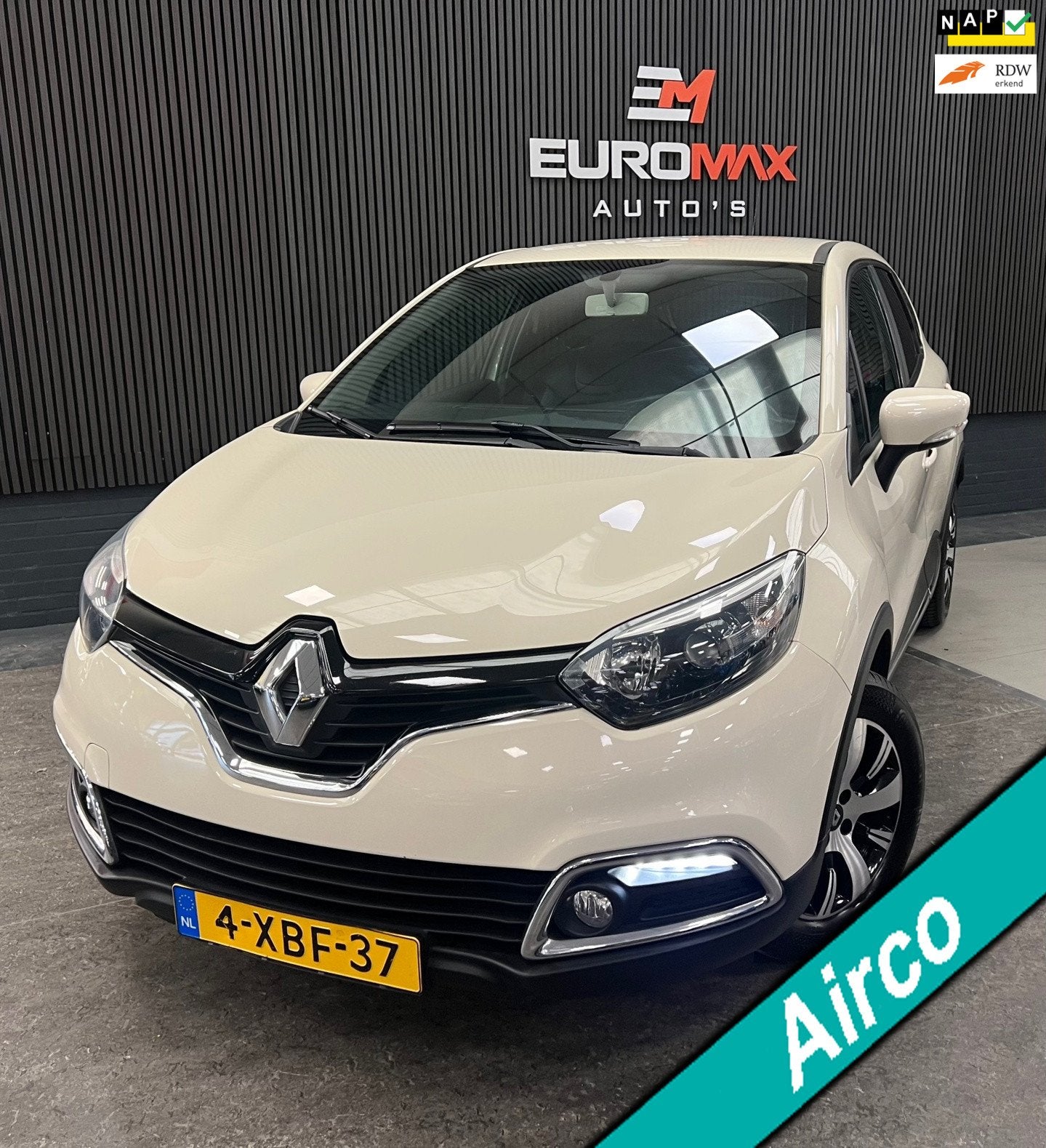 Renault Captur 0.9 TCe Expression 2e Eigenaar - NAP - Navi -, Auto's, Renault, Voorwielaandrijving, Stof, Gebruikt, Zwart