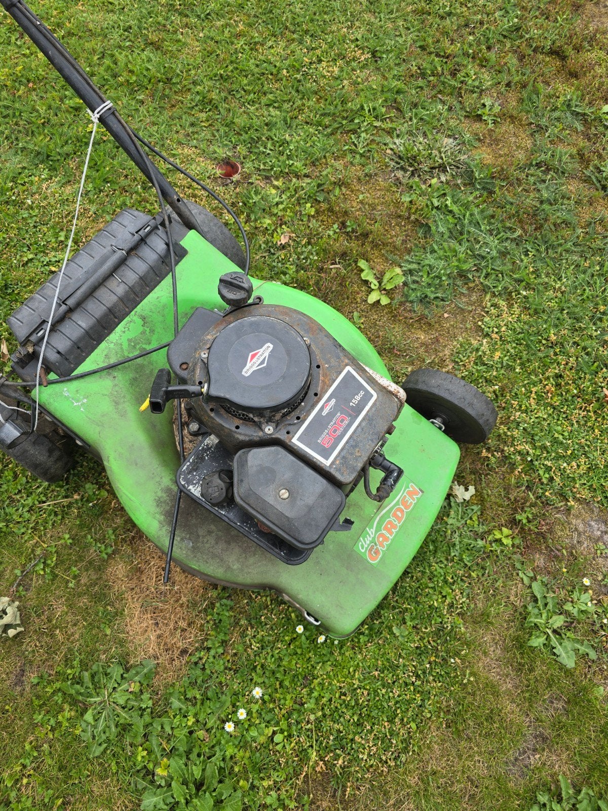Motormaaier opknapper, Ophalen, Gebruikt