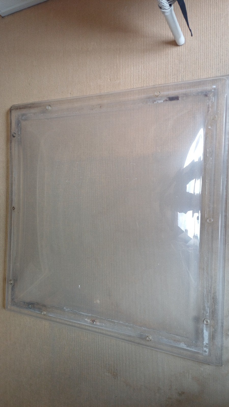 Lichtkoepel gebruikt dagmaat 100x100 met afdichtingsband, Gebruikt, 80 tot 120 cm, 80 tot 120 cm, Ophalen of Verzenden