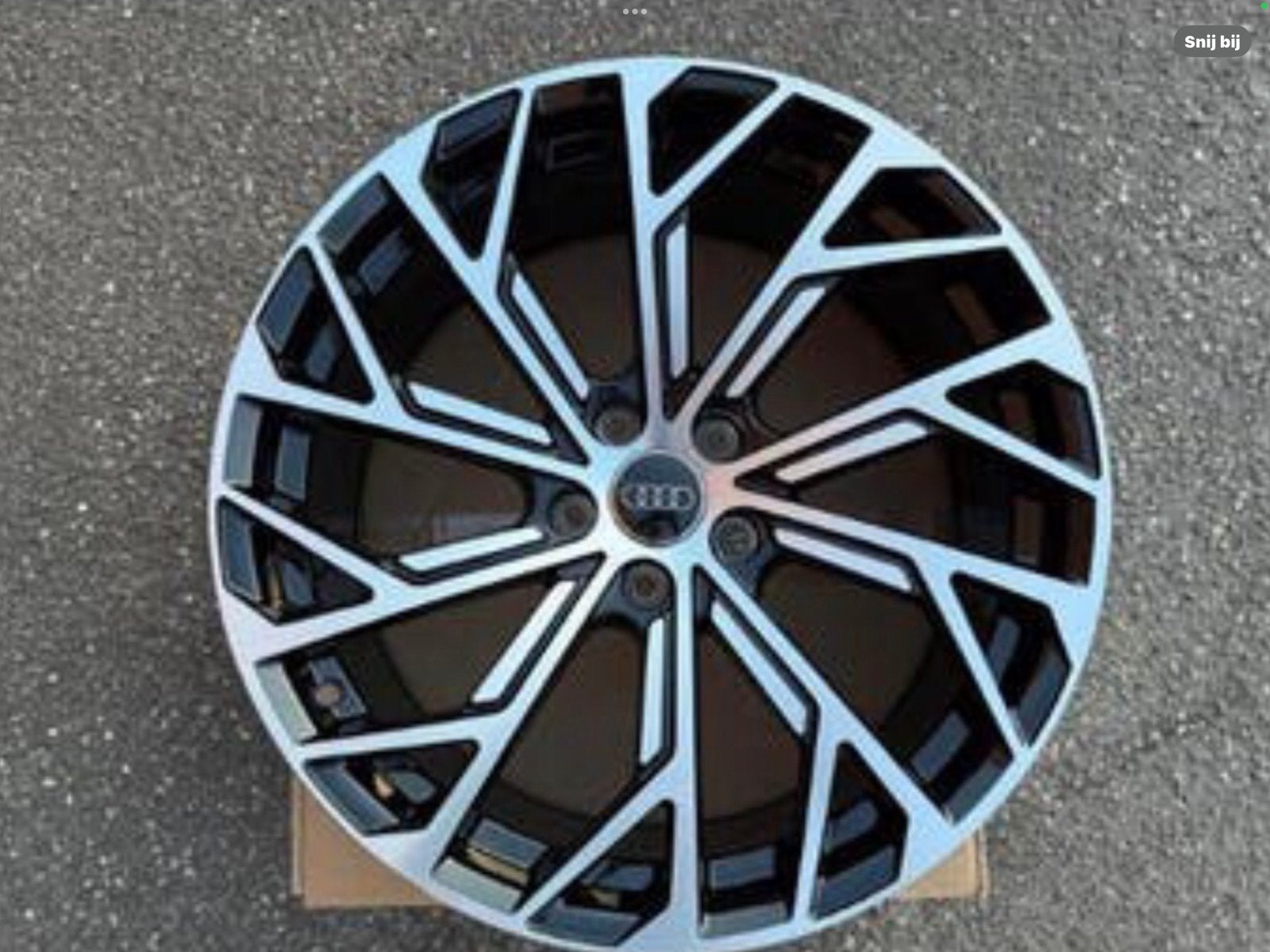 Audi look A5 velgen te koop 19inch met hele goede banden, Auto diversen, Ophalen of Verzenden, Zo goed als nieuw