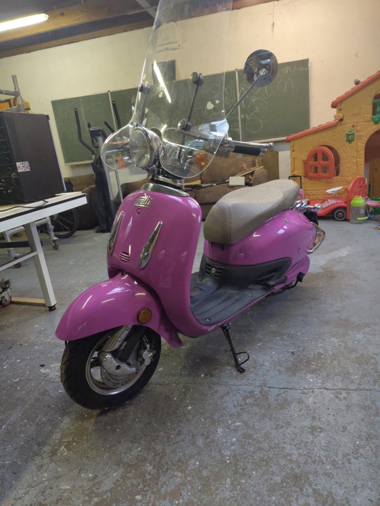 Roze Ebretti EB-1500-TK Elektrische Scooter uit 2011, Ophalen, Gebruikt, Elektrisch, Overige merken