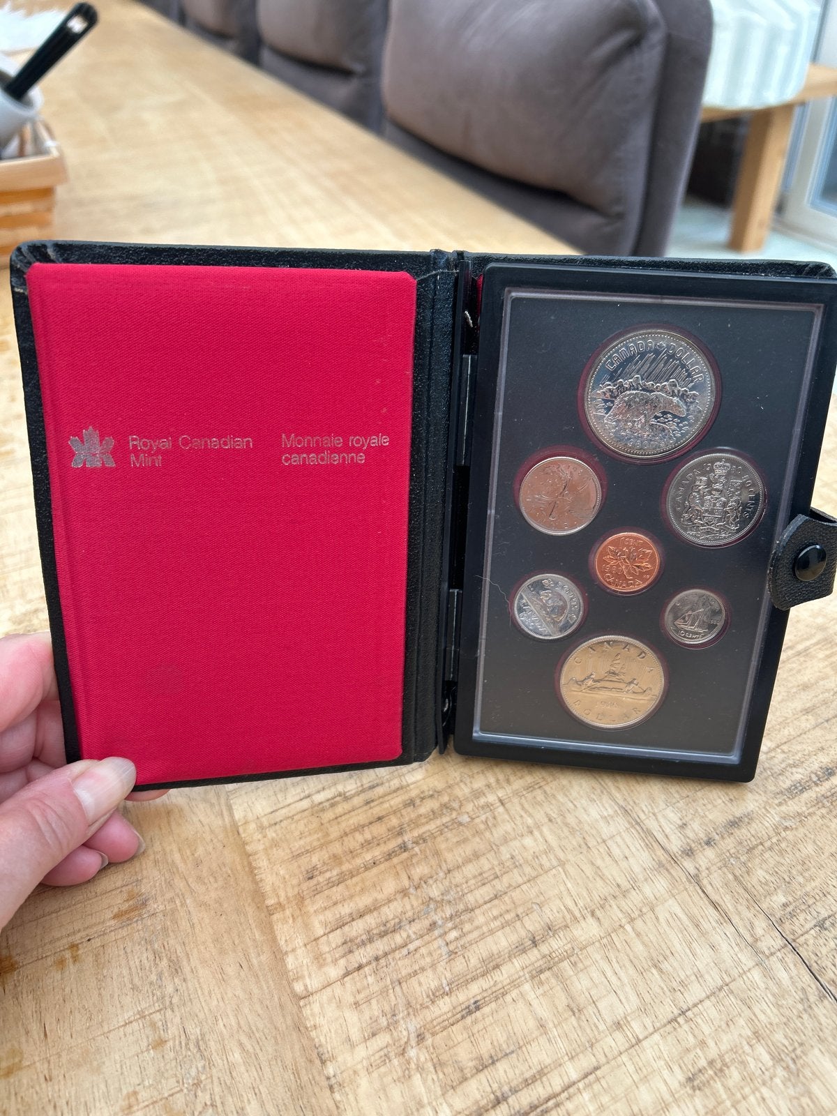 Canadese muntenset 1989 - Royal Canadian Mint, Ophalen, Verzamelmap