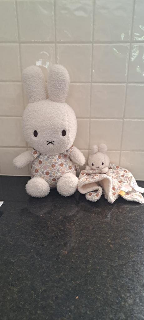 Nijntje knuffel en knuffeldoekje set, Ophalen, Overige merken, Konijn, Nijntje