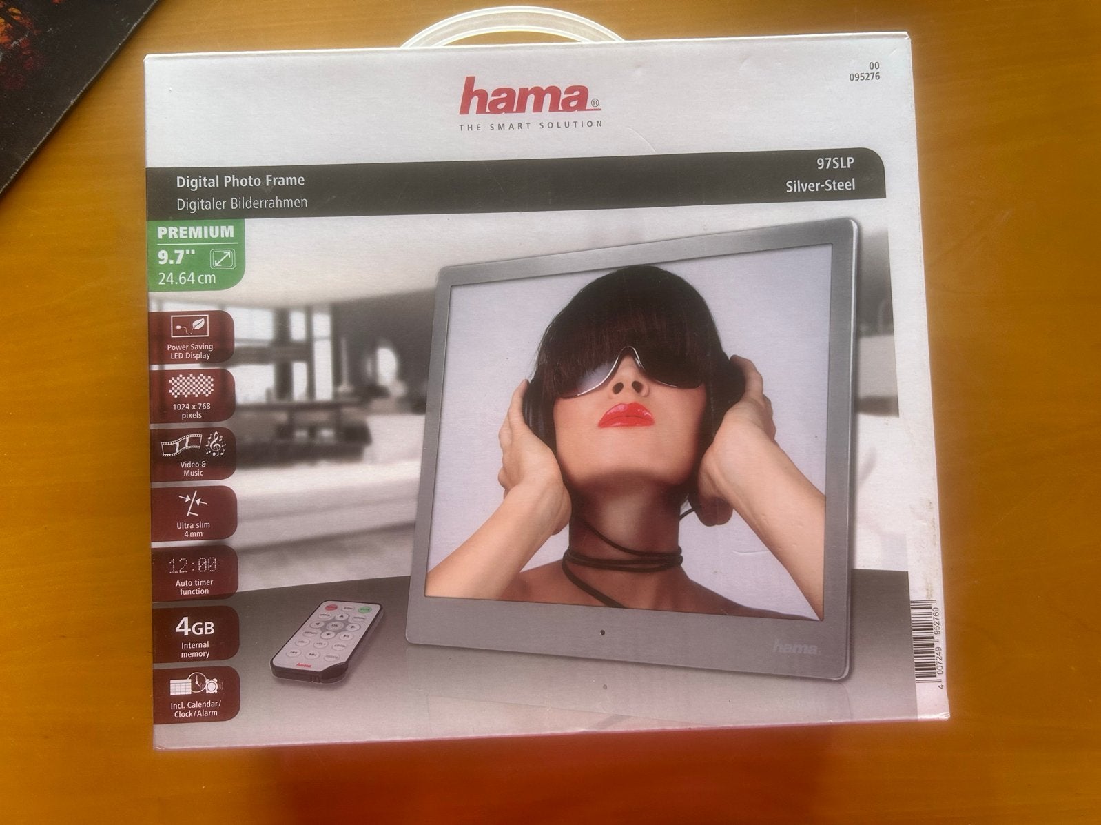 Nieuwe Hama 9.7" Digitale Fotolijst - Silver-Steel, Audio, Tv en Foto, Nieuw, Ophalen of Verzenden, Diavoorstelling, 8 tot 12 inch