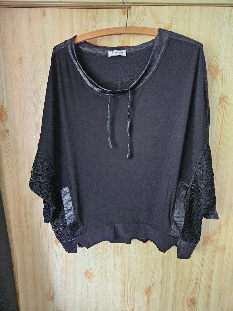 Magna top 44, Kleding | Dames, Tops, Verzenden, Zwart, Maat 42/44 (L), Nieuw