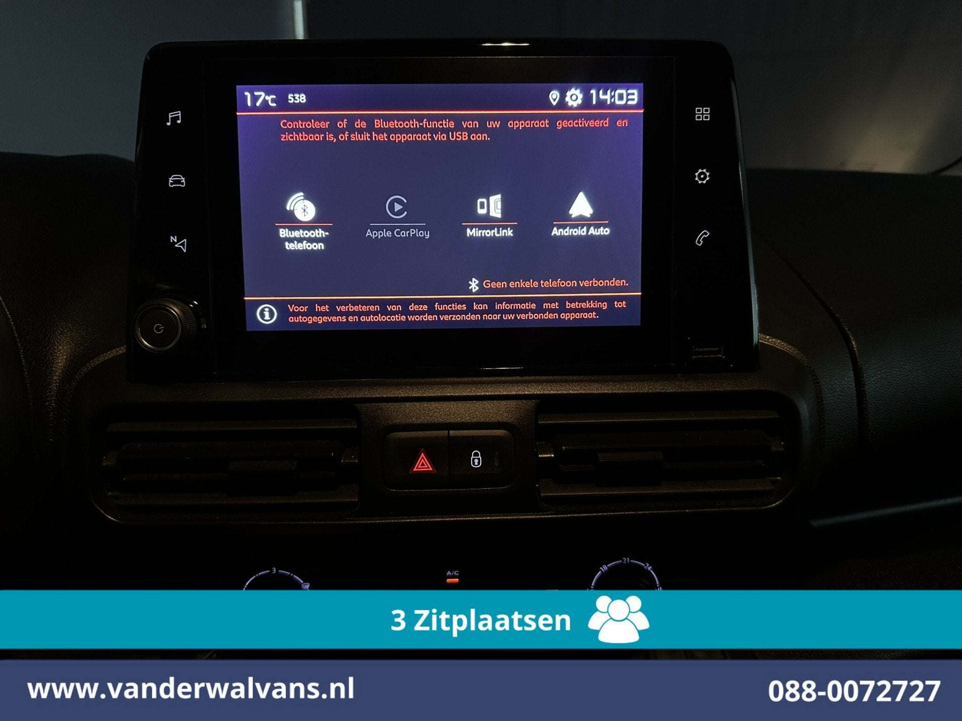Citroën Berlingo 1.5 BlueHDi 102pk L1H1 Euro6 Airco | 3-Zit, Voorwielaandrijving, Gebruikt, 4 cilinders, Citroën
