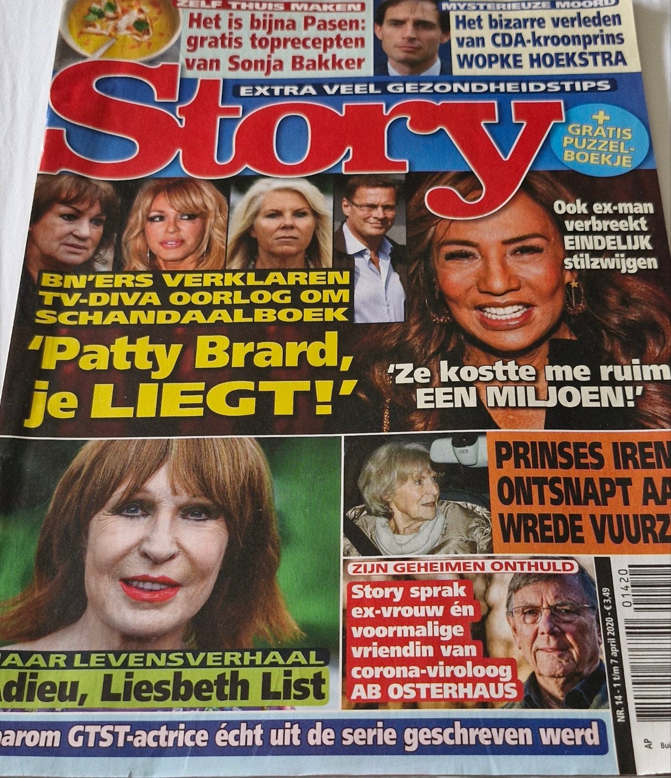 Story Magazine - Liesbeth List & Patty Brard(luv), Ophalen of Verzenden, Zo goed als nieuw, Gossip of Showbizz