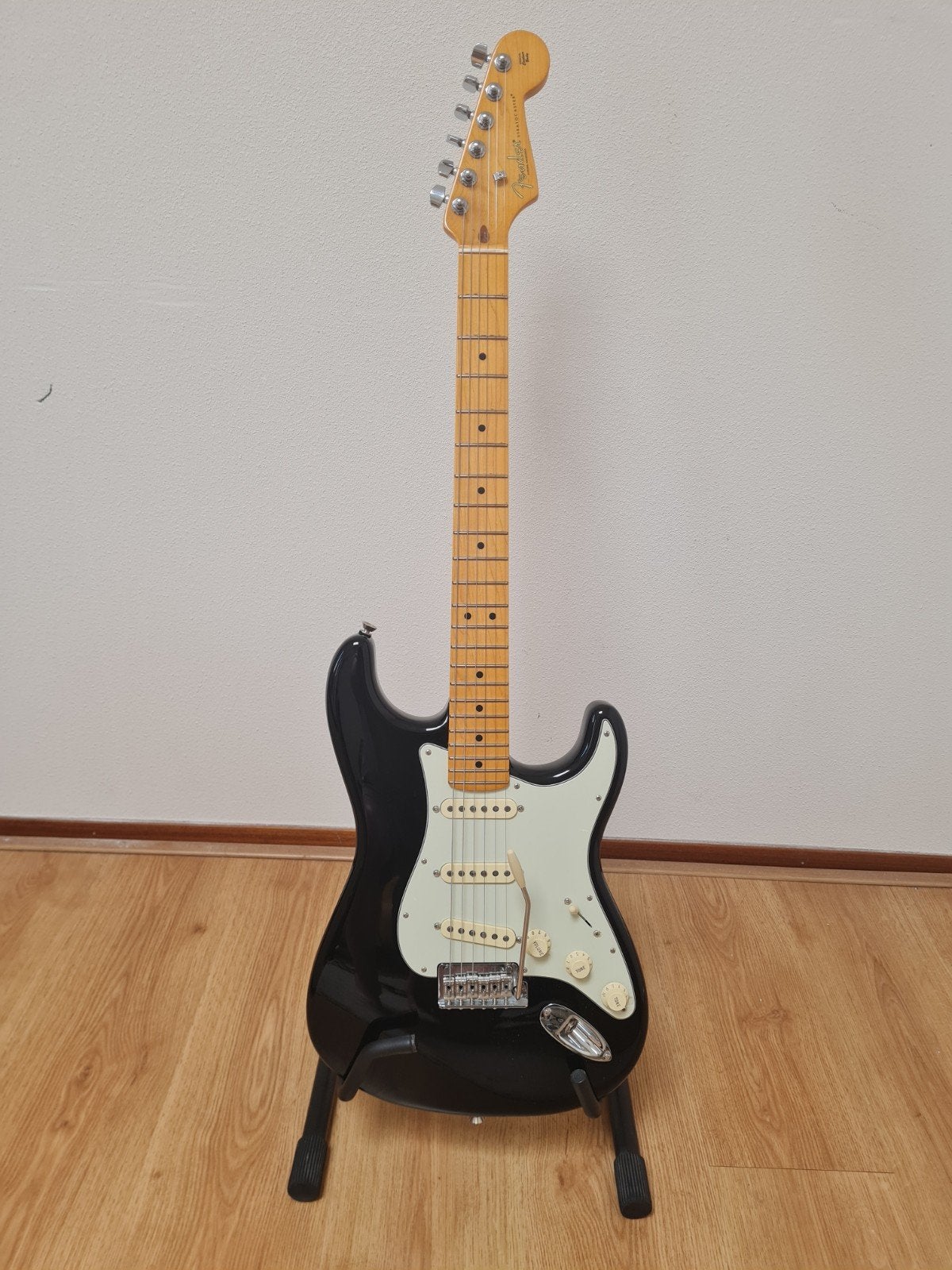 Fender American Professional ii Stratocaster 2024 Black MN, Muziek en Instrumenten, Ophalen, Zo goed als nieuw, Solid body, Fender