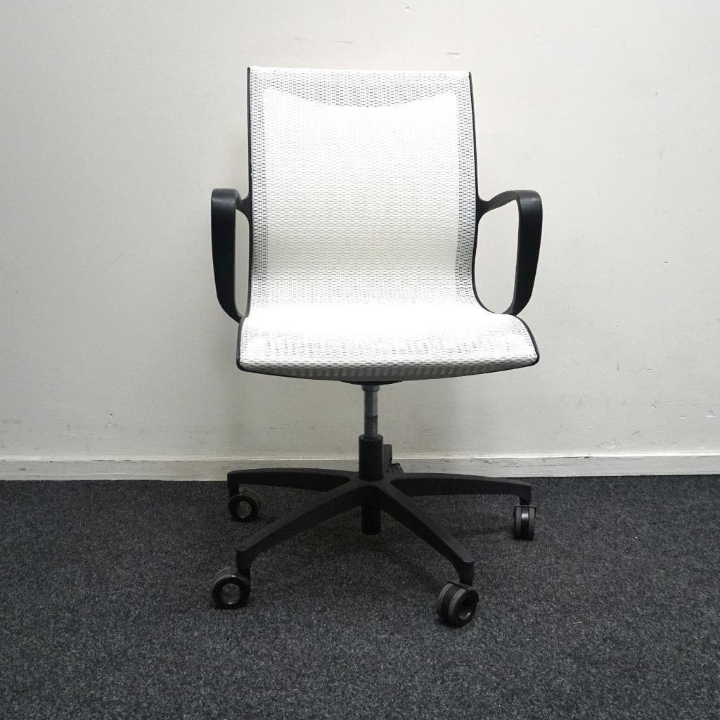Sitland Soul Air Vergaderstoelen | Netweave | Wit / Zwart, Kunststof, Gebruikt, -, Wit