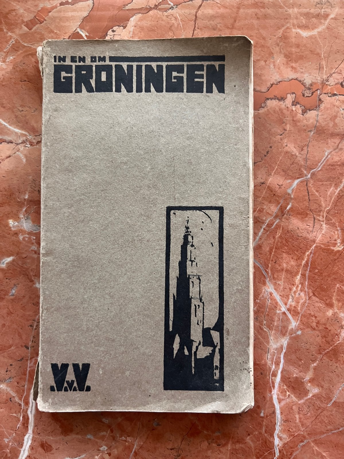 Vintage gids "In en om Groningen" met kaarten, Ophalen of Verzenden, Reisgids of -boek, Benelux, Gelezen