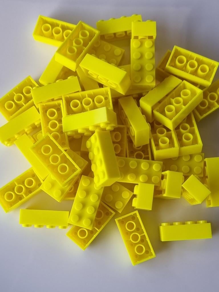 48 stuks nieuwe lego stenen 2x4 ( 3001 ) vibrant yellow, Ophalen, Nieuw, Losse stenen, Lego