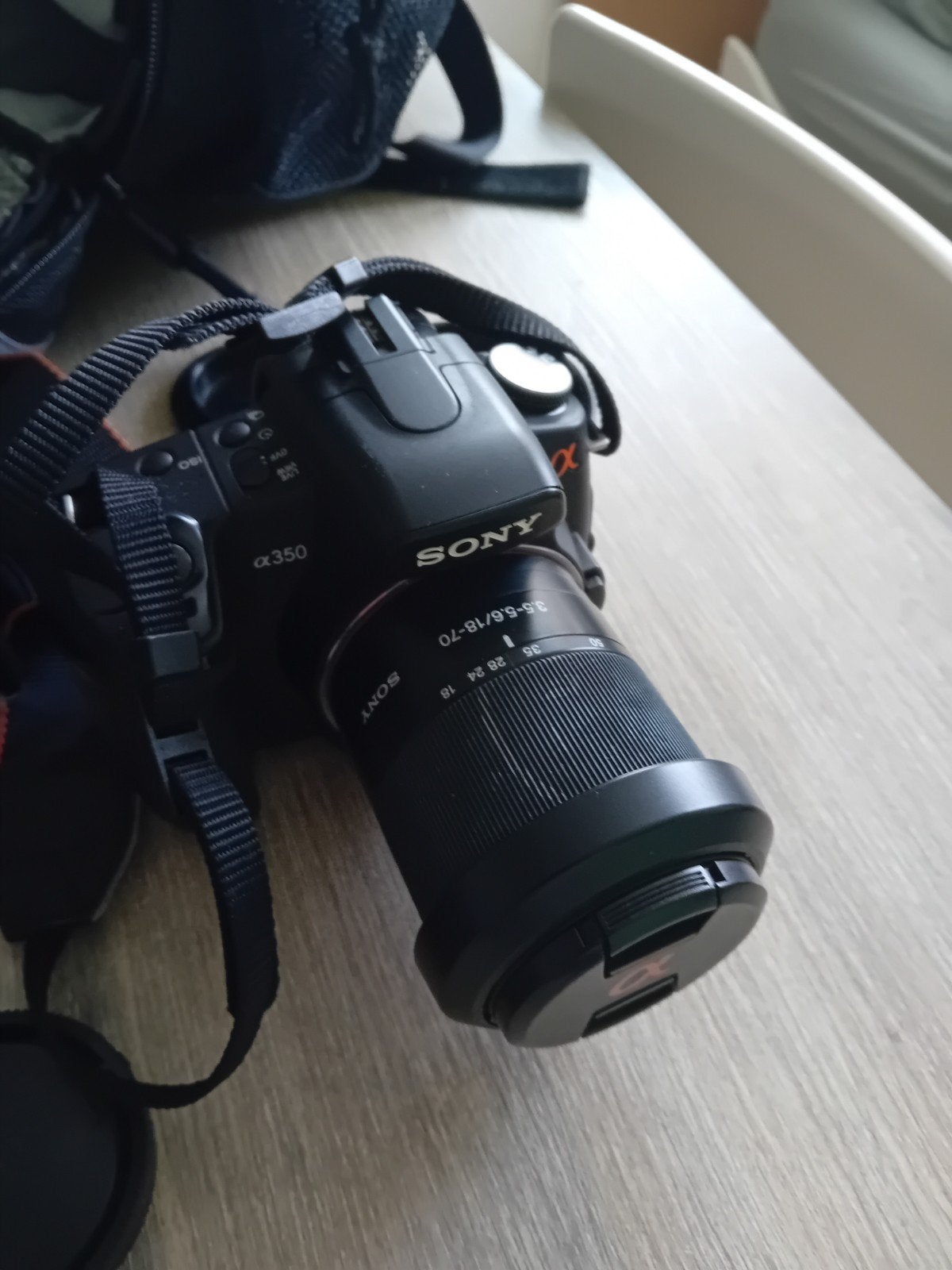 Sony DSLR-A350 Spiegelreflexcamera met 2 lenzen en tas, Audio, Tv en Foto, Gebruikt, Spiegelreflex, Ophalen of Verzenden, Sony