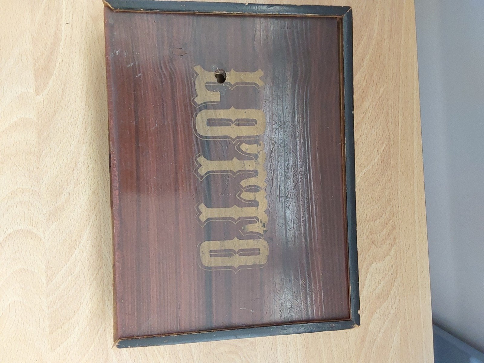Vintage Lotto Spel in Houten Doos - Compleet, Ophalen of Verzenden, Gebruikt