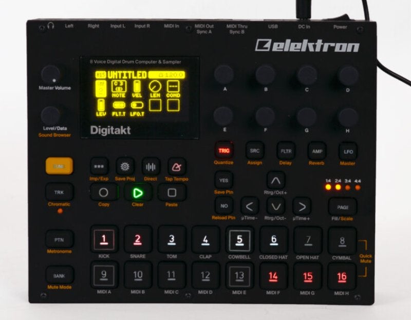 Elektron Digitakt 1 drumcomputer/sampler + doos & factuur, Muziek en Instrumenten, Ophalen of Verzenden, Nieuw, Overige merken