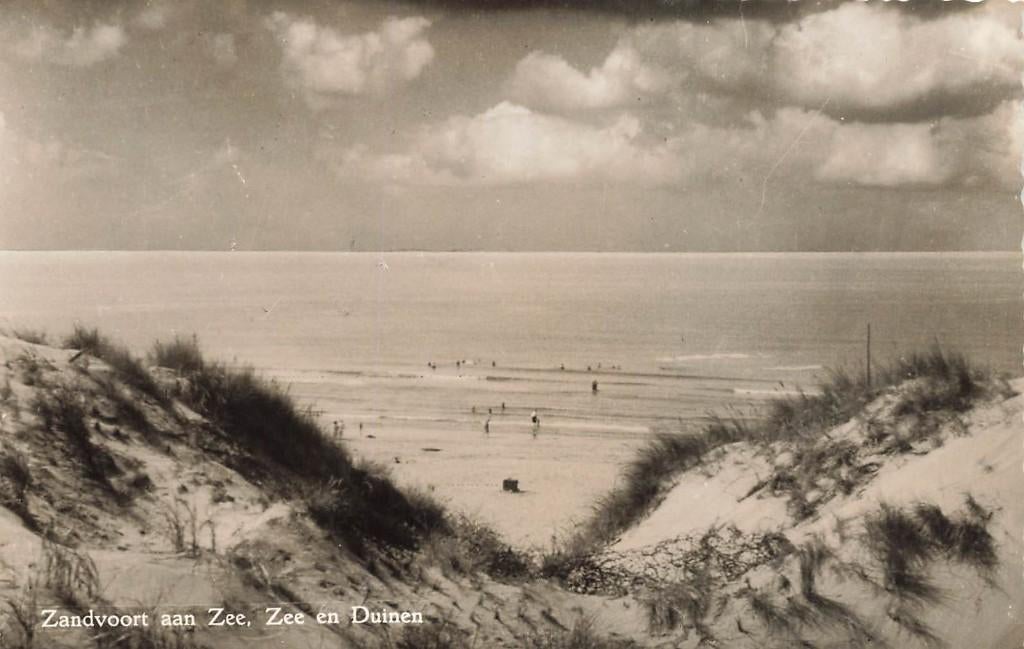Zandvoort aan Zee, Zee en Duinen, Ophalen of Verzenden, 1940 tot 1960, Ongelopen, Noord-Holland