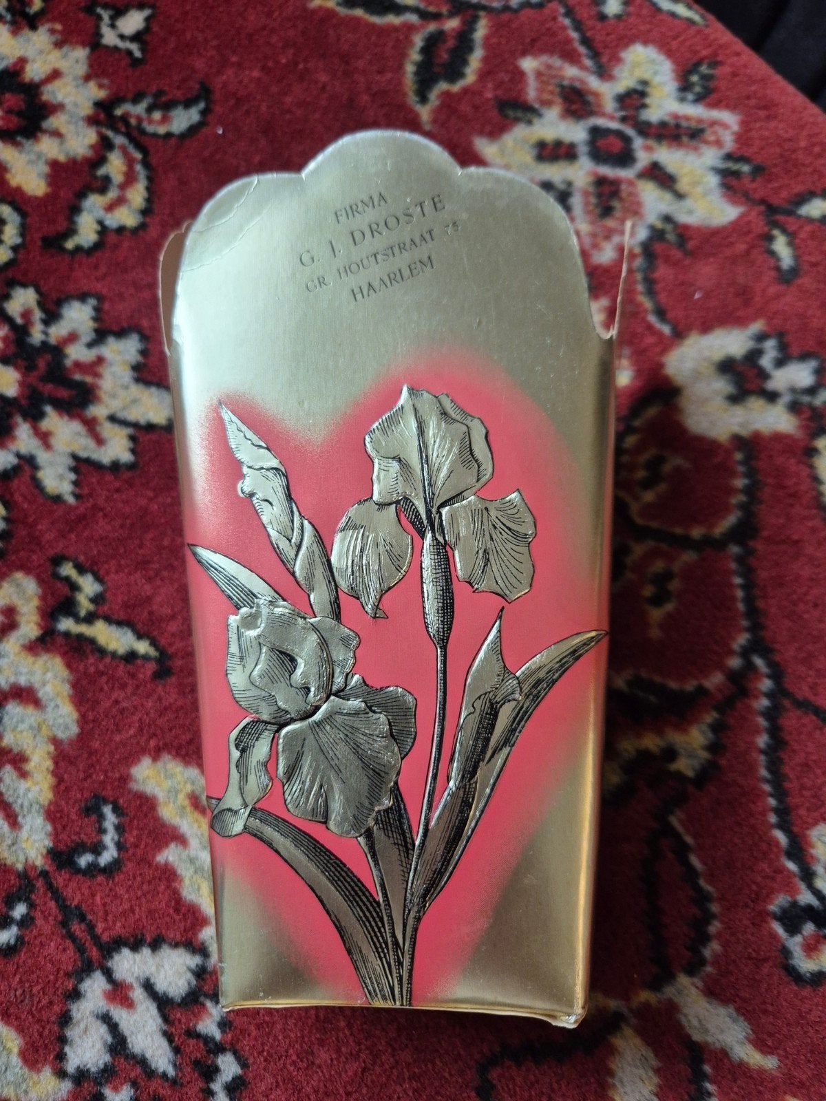droste verpakking uit 1890 zeer oud, Ophalen of Verzenden, Gebruikt, Verpakking