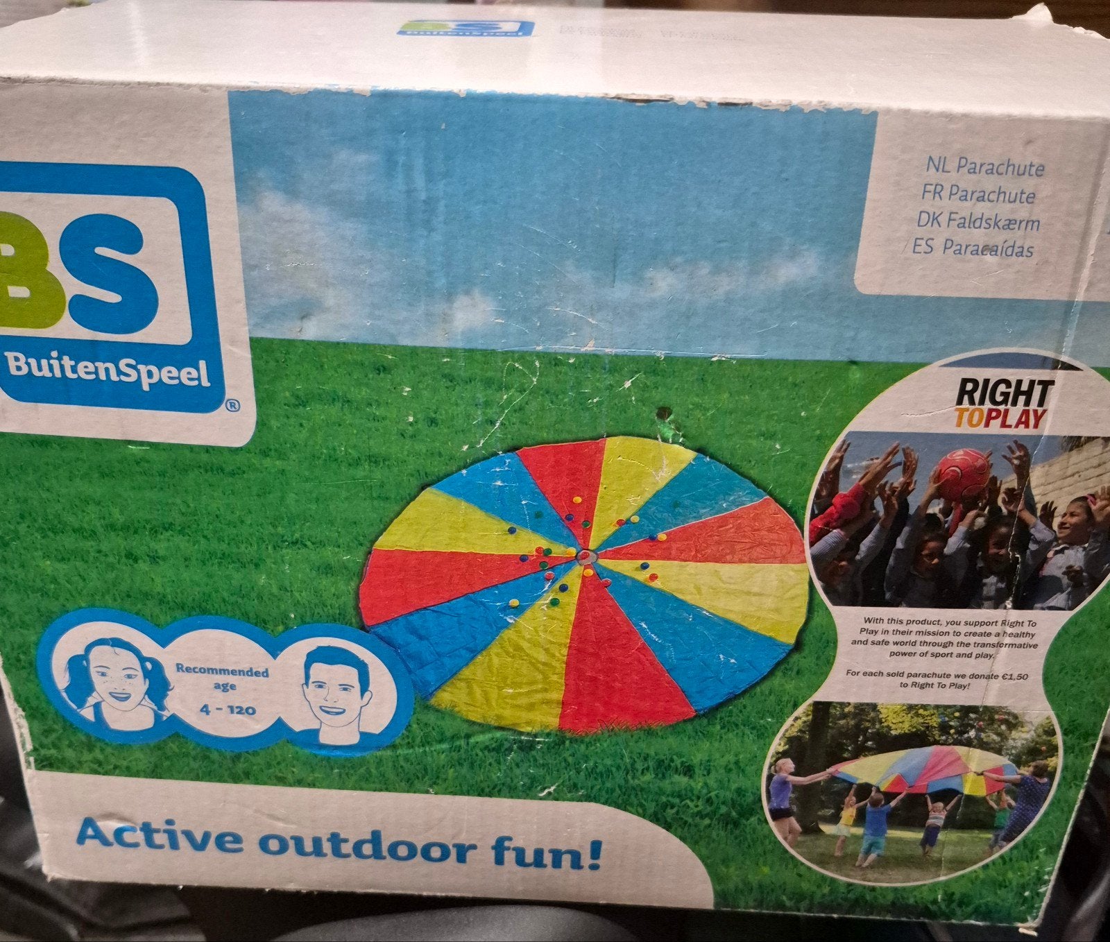BuitenSpeel Parachute Speelkleed - Actief Buitenspel, Ophalen, Zo goed als nieuw