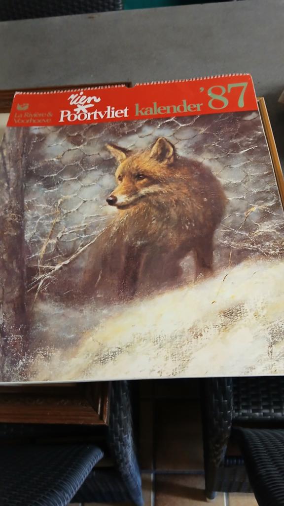 Rien Poortvliet kalender 1987, Ophalen of Verzenden, Maandkalender