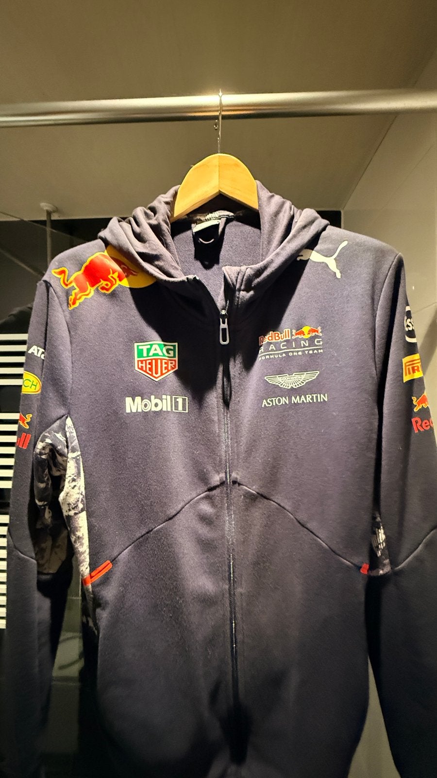 Puma Red Bull Racing F1 Hoodie - Maat L, Ophalen of Verzenden, Zo goed als nieuw, Maat 52/54 (L), Blauw