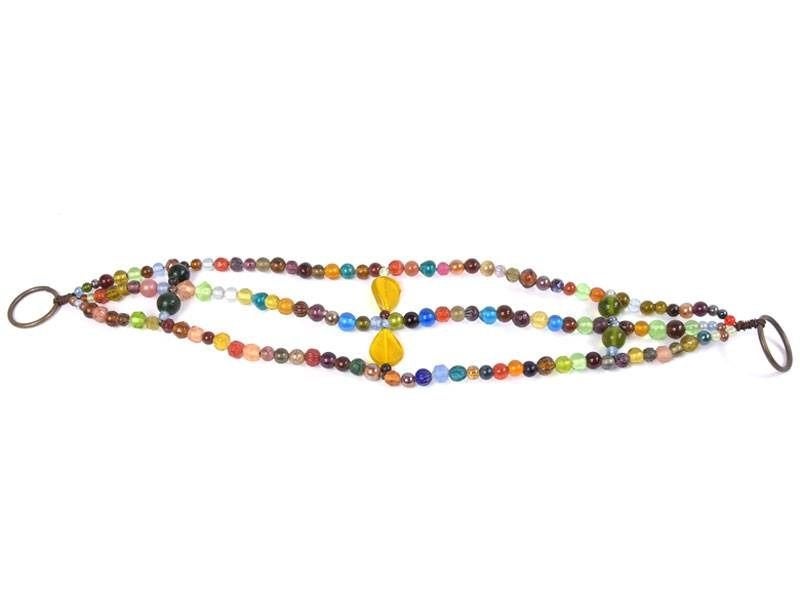 Embrasse glaskralen kralengordijn multi colour, Ophalen, Zo goed als nieuw, Overige materialen