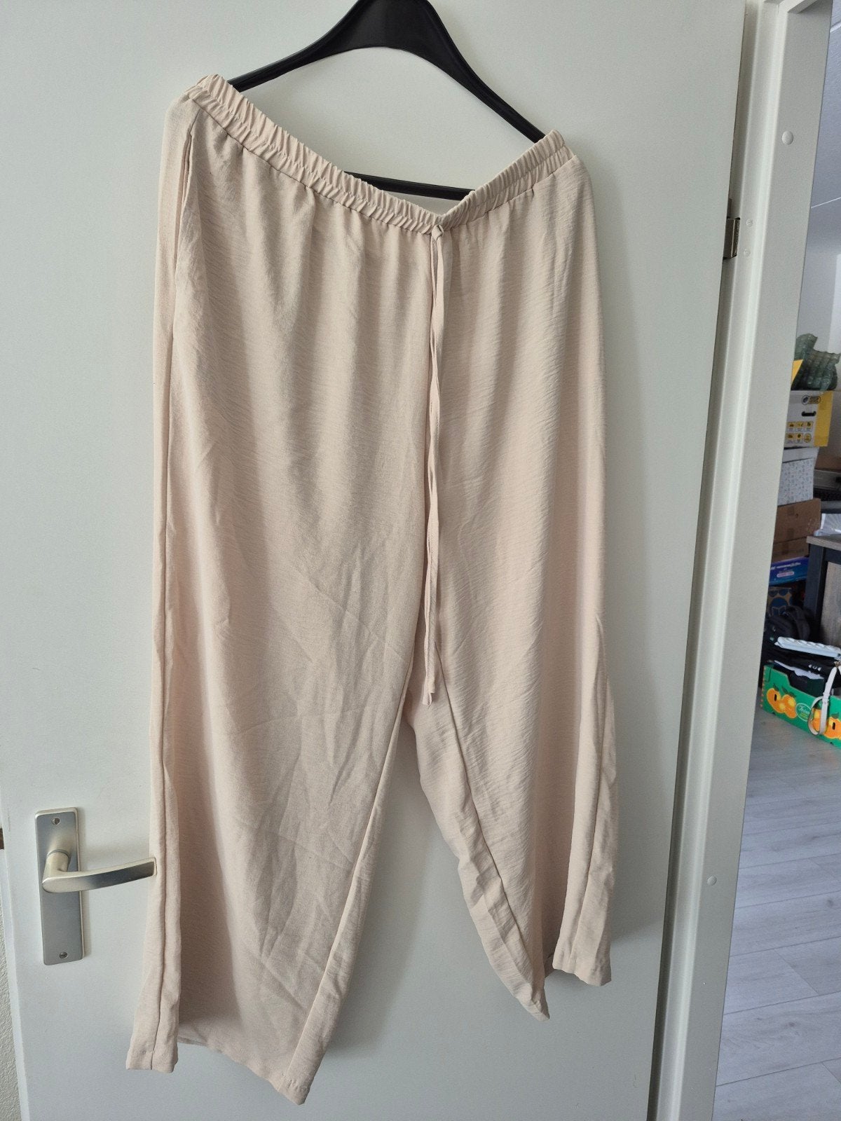 Shein Curve Wijde Broek mt XXL, Kleding | Dames, Beige, Maat 46/48 (XL) of groter, Ophalen of Verzenden, SHEIN