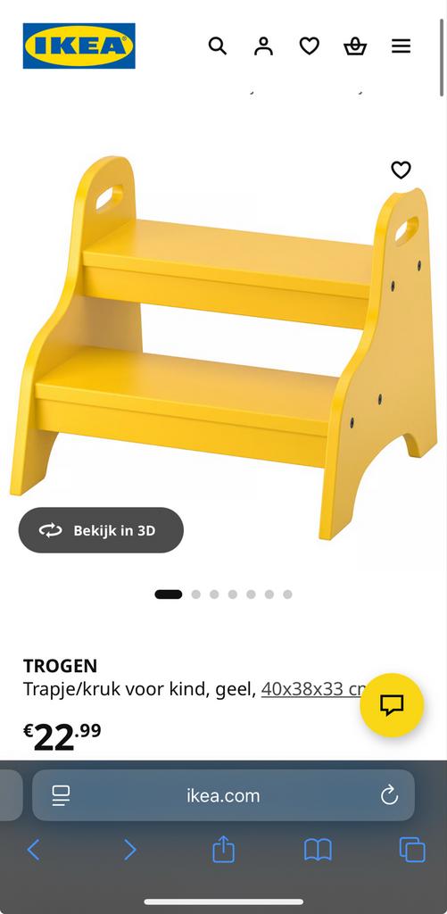 IKEA Trogen trapje, Huis en Inrichting, Ophalen, Nieuw