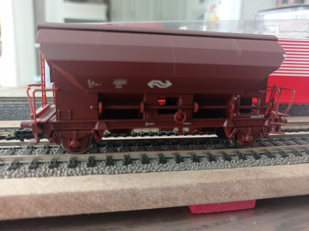 Rivarossi HR 6116 NS hopperwagen, Hobby en Vrije tijd, Modeltreinen | H0, Overige merken, Gebruikt, Gelijkstroom, Wagon