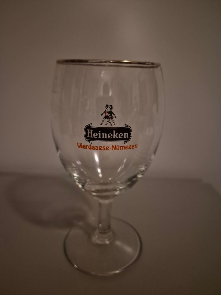 Heineken vierdaagse bierglas, Ophalen of Verzenden, Gebruikt, Glas of Glazen, Heineken