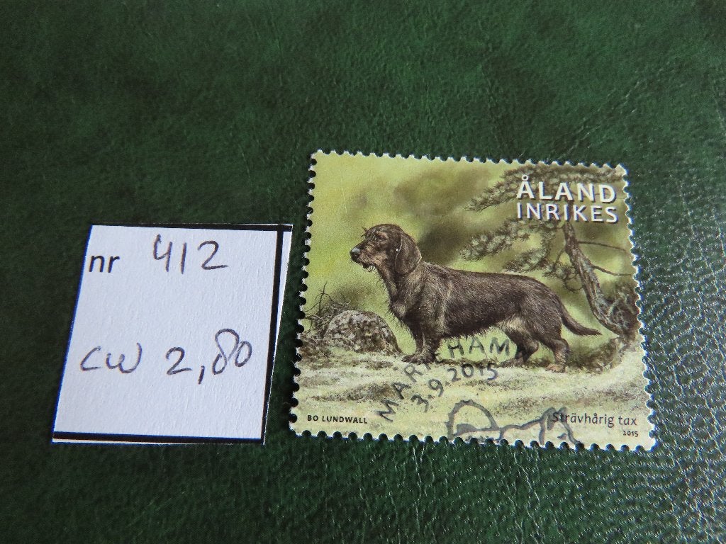 Aland 412, Ophalen of Verzenden, Finland, Gestempeld