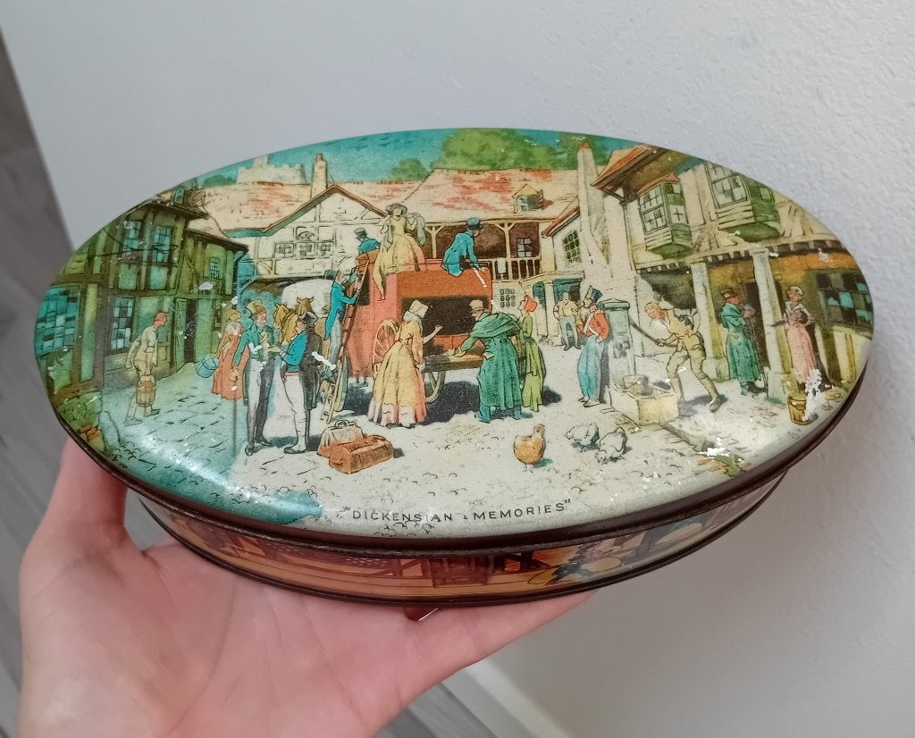 Rilleys toffee tin - dickensian memories, Verzenden, Overige