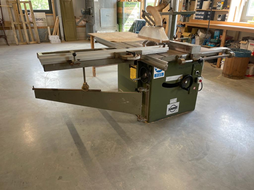Zaagtafel harwi 130, Ophalen, Gebruikt, Cirkelzaag, 70 mm of meer