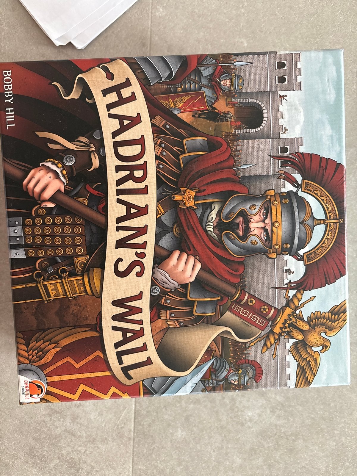 Hadrian's Wall Bordspel met promo kaarten EN, Hobby en Vrije tijd, Gezelschapsspellen | Bordspellen, Een of twee spelers, Ophalen of Verzenden