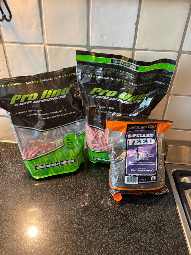 Pro Line en Sonubaits Karpervoer - Pellets en Sticks, Ophalen, Nieuw, Overige typen