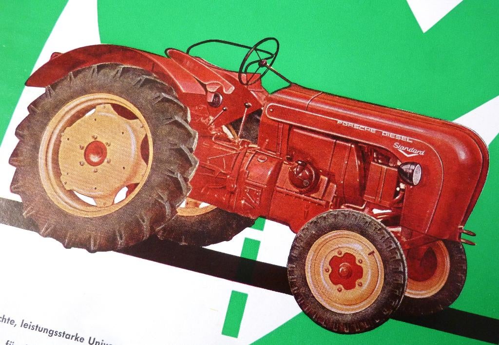 Folder PORSCHE- DIESEL 04/ 1959 Tractor folder, Ophalen of Verzenden, Nieuw, Folder