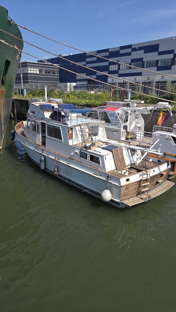GRAND BANKS 42 VOET - ONDERHOUD NODIG, Watersport en Boten, Ophalen, Overige merken, Gebruikt, Binnenboordmotor