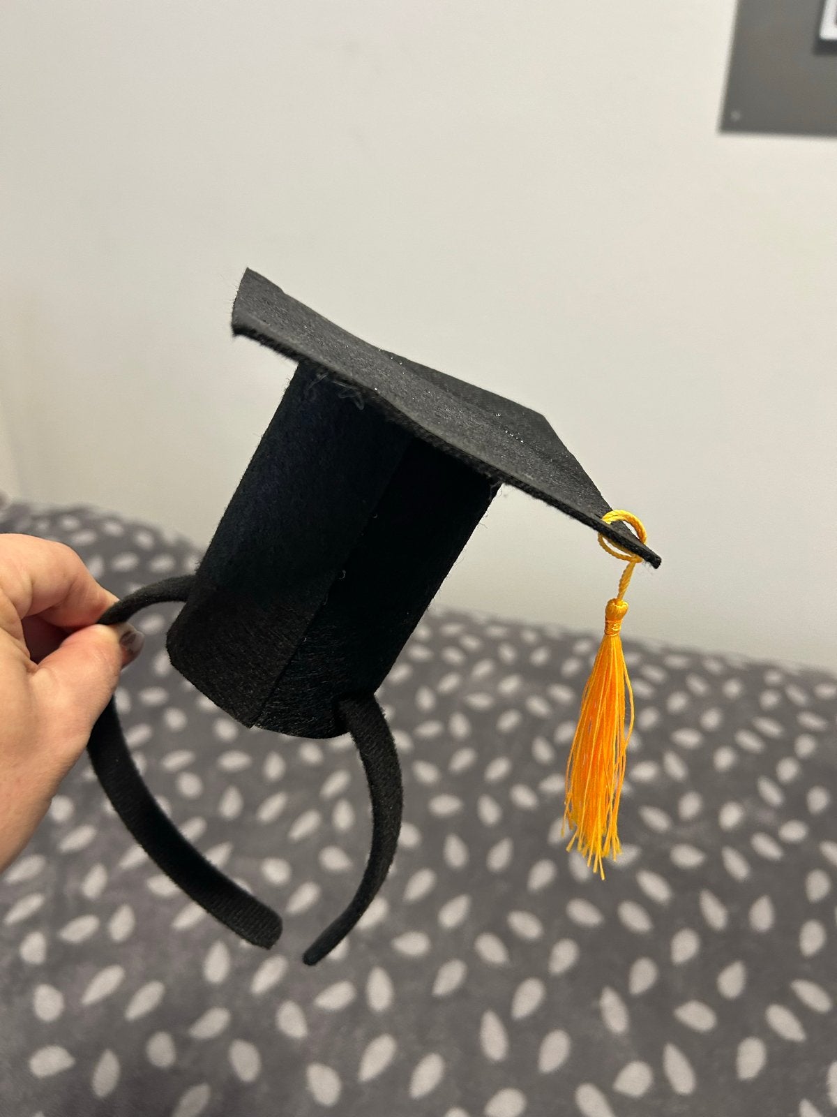 Afstudeerhoedje Haarband - Perfect voor Afstudeerfeestjes, Ophalen of Verzenden, Nieuw, Feestartikel, Overige
