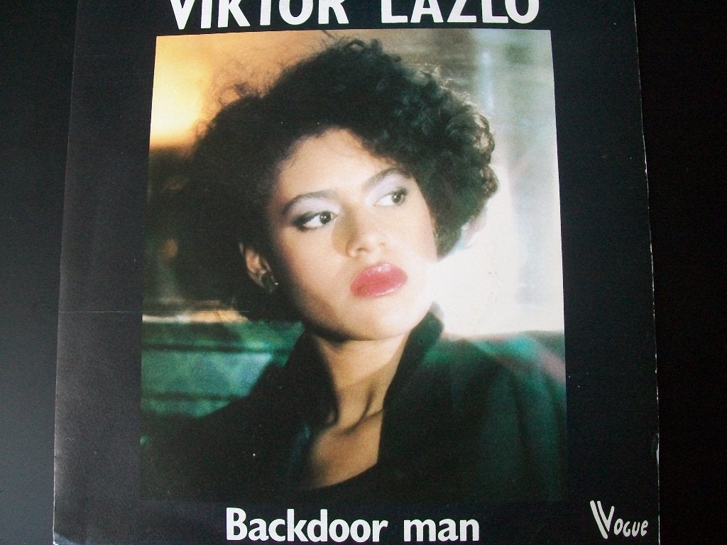 VICTOR LAZLO met BACKDOOR MAN 7 inch in nieuwstaat 1984, Verzenden, 7 inch, Beschermende buitenhoes, Zo goed als nieuw