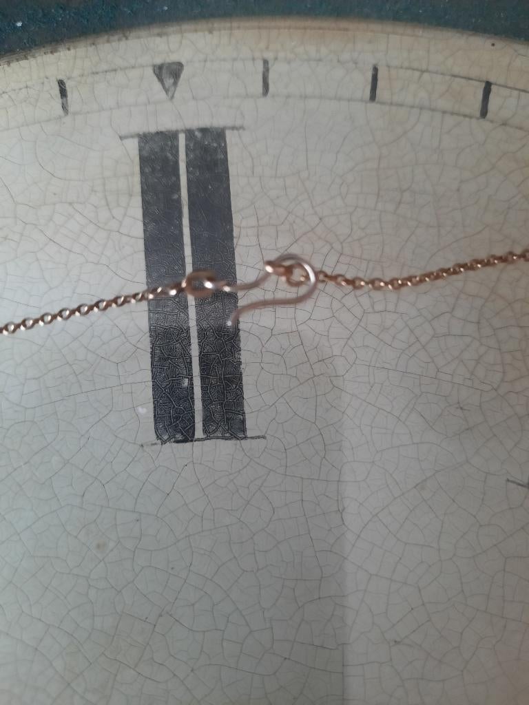 Double ketting met strass steentjes, Overige materialen, Gebruikt, Ophalen of Verzenden, Goud