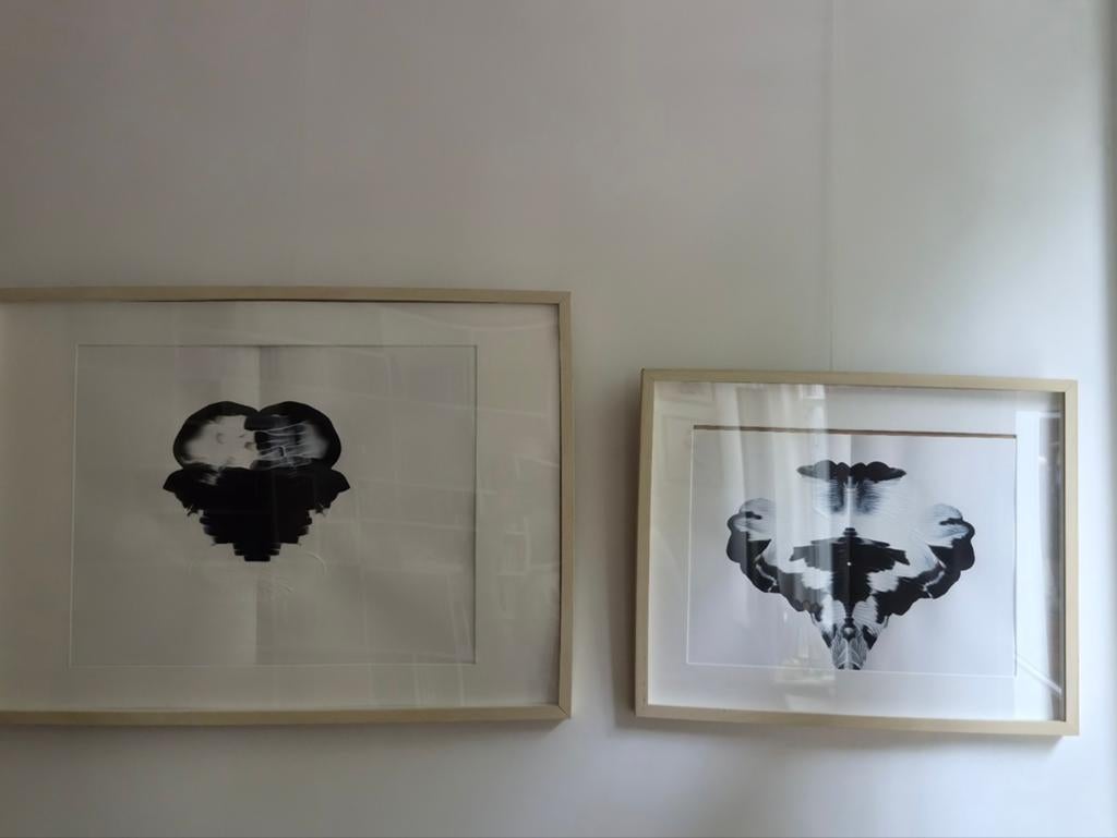 Originele abstracte tweeluiken van William Eckerstein, Ophalen of Verzenden