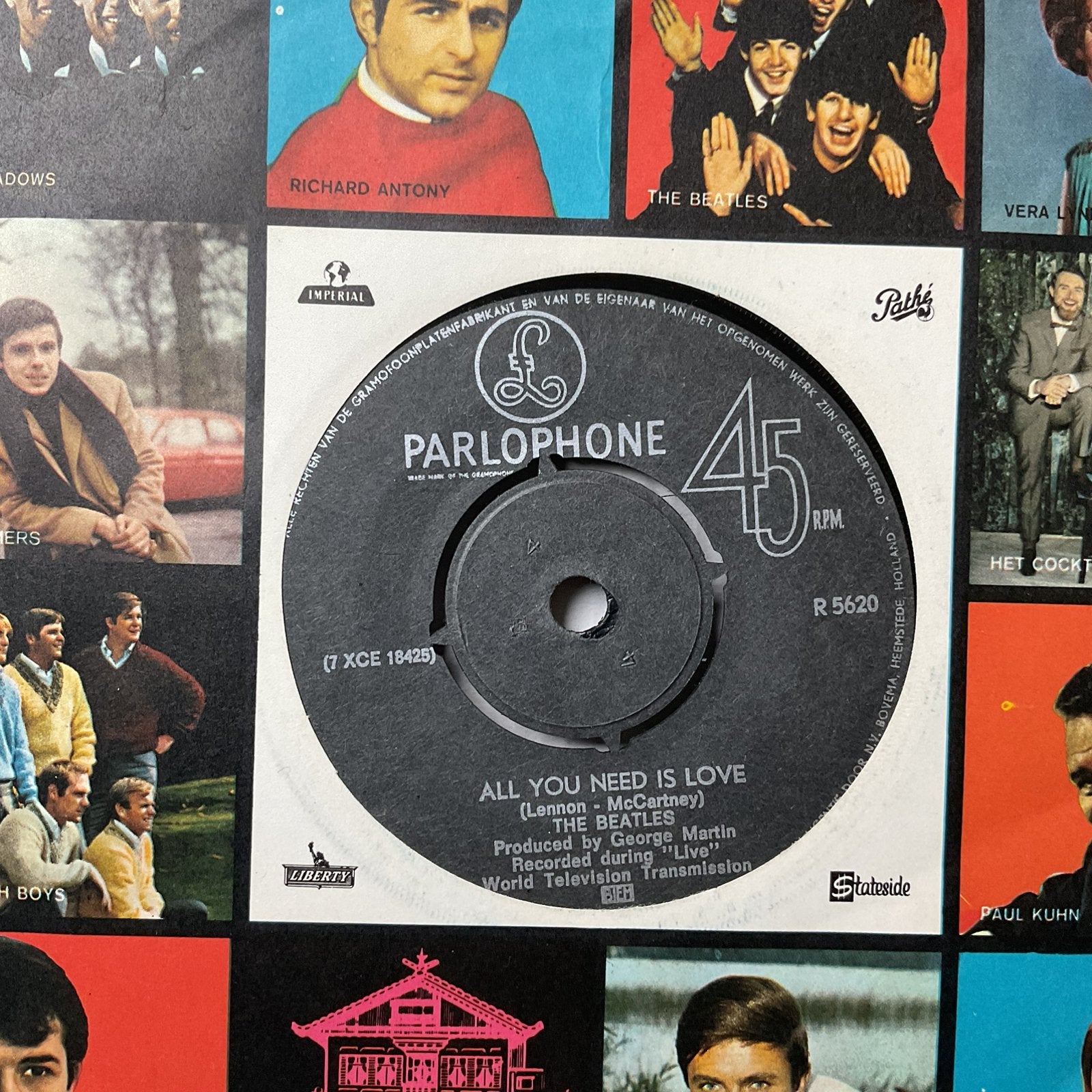 The Beatles - All you need is love, Verzenden, Gebruikt, Pop