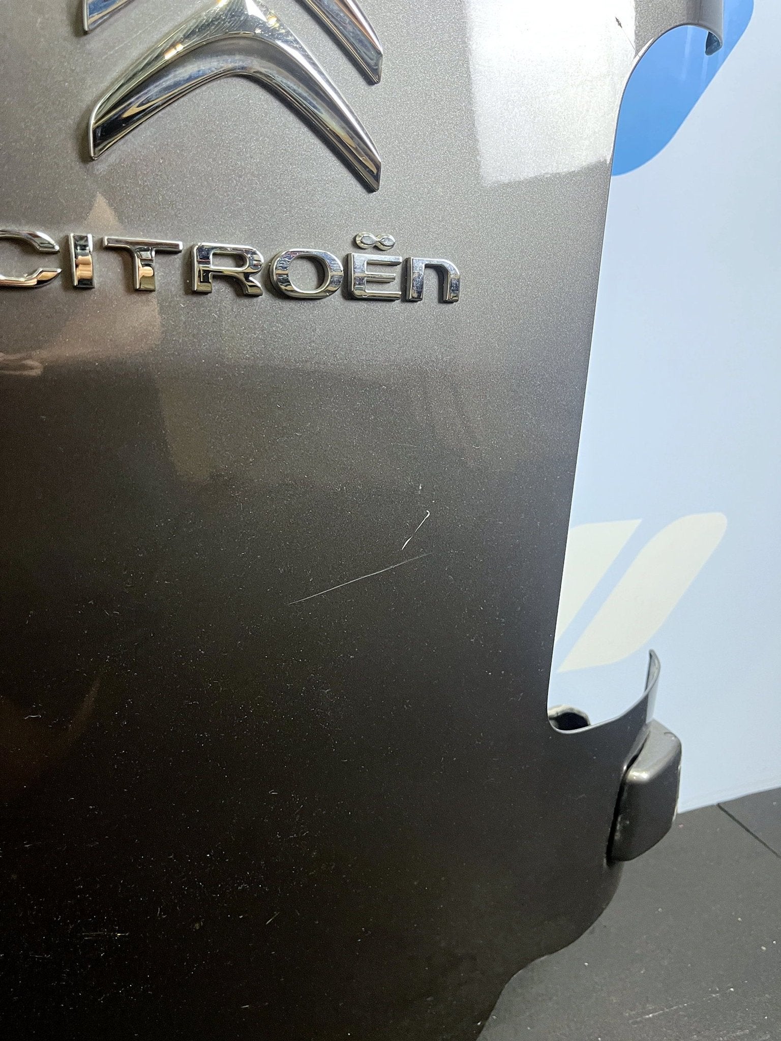Achterdeur rechts Citroen Jumpy donkergrijs EVL 9808472080, Gebruikt, -, Ophalen of Verzenden, Achter